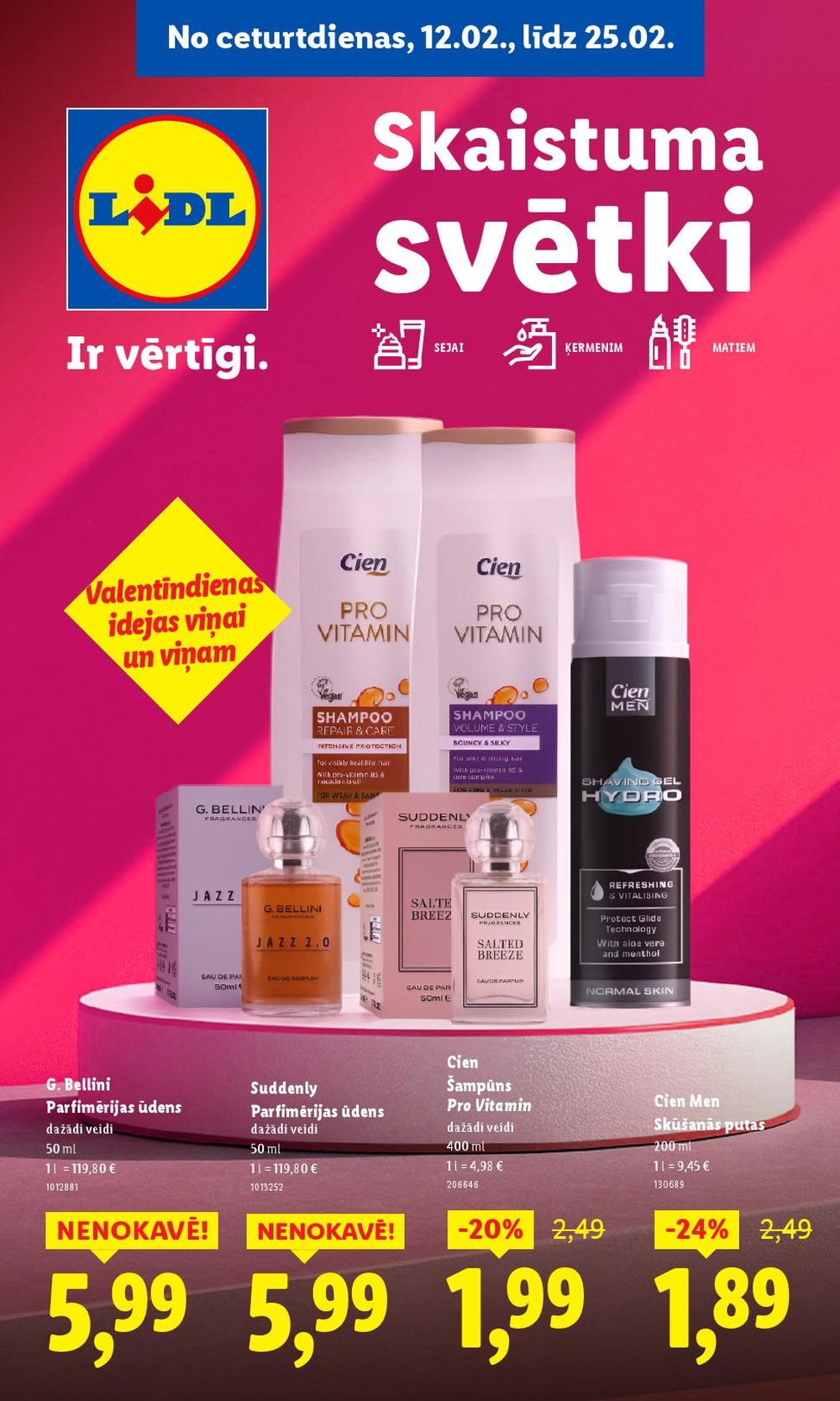 LIDL - Skaistuma svētki (12.02.2026 - 25.02.2026)