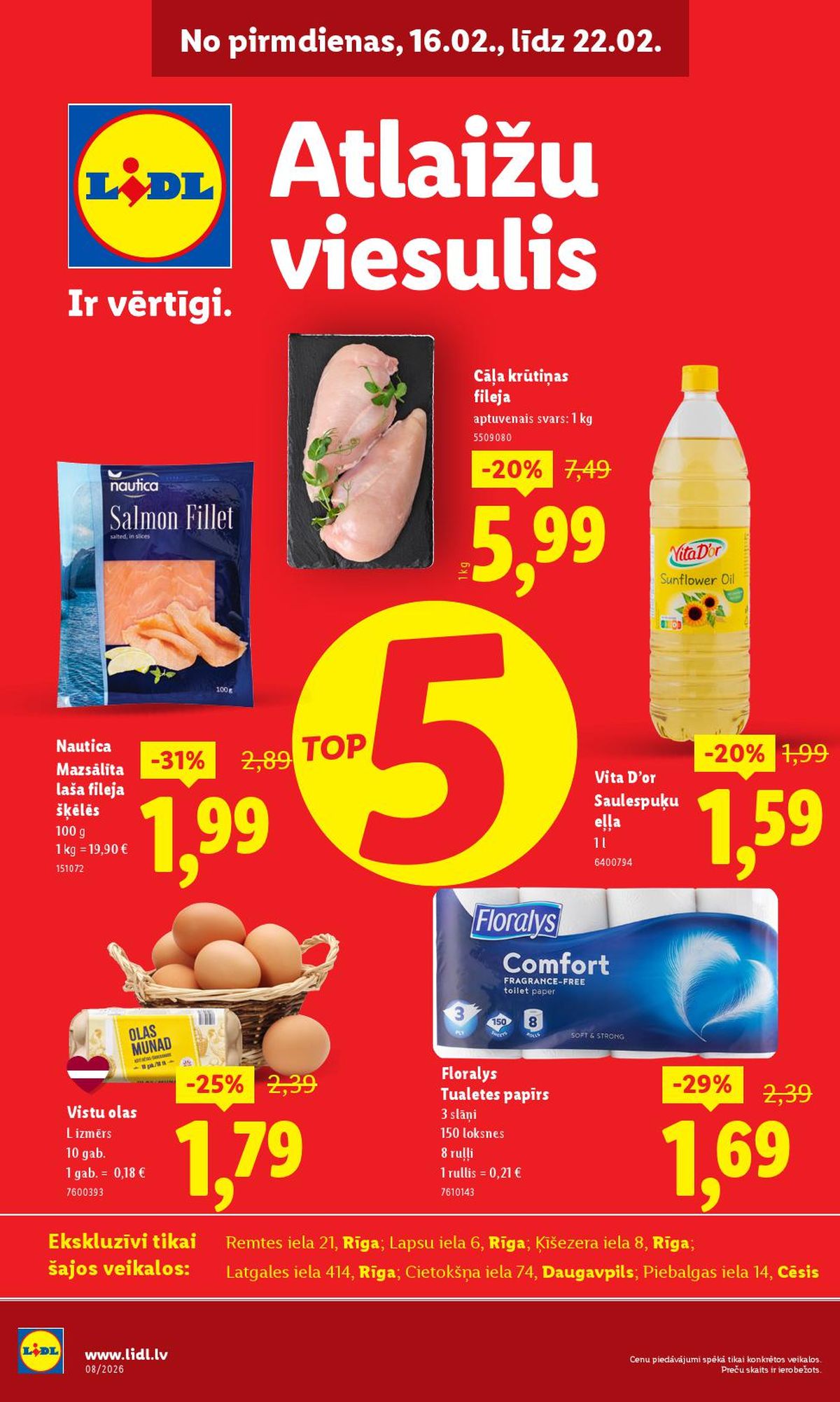 LIDL - Atlaižu viesulis (16.02.2026 - 22.02.2026)