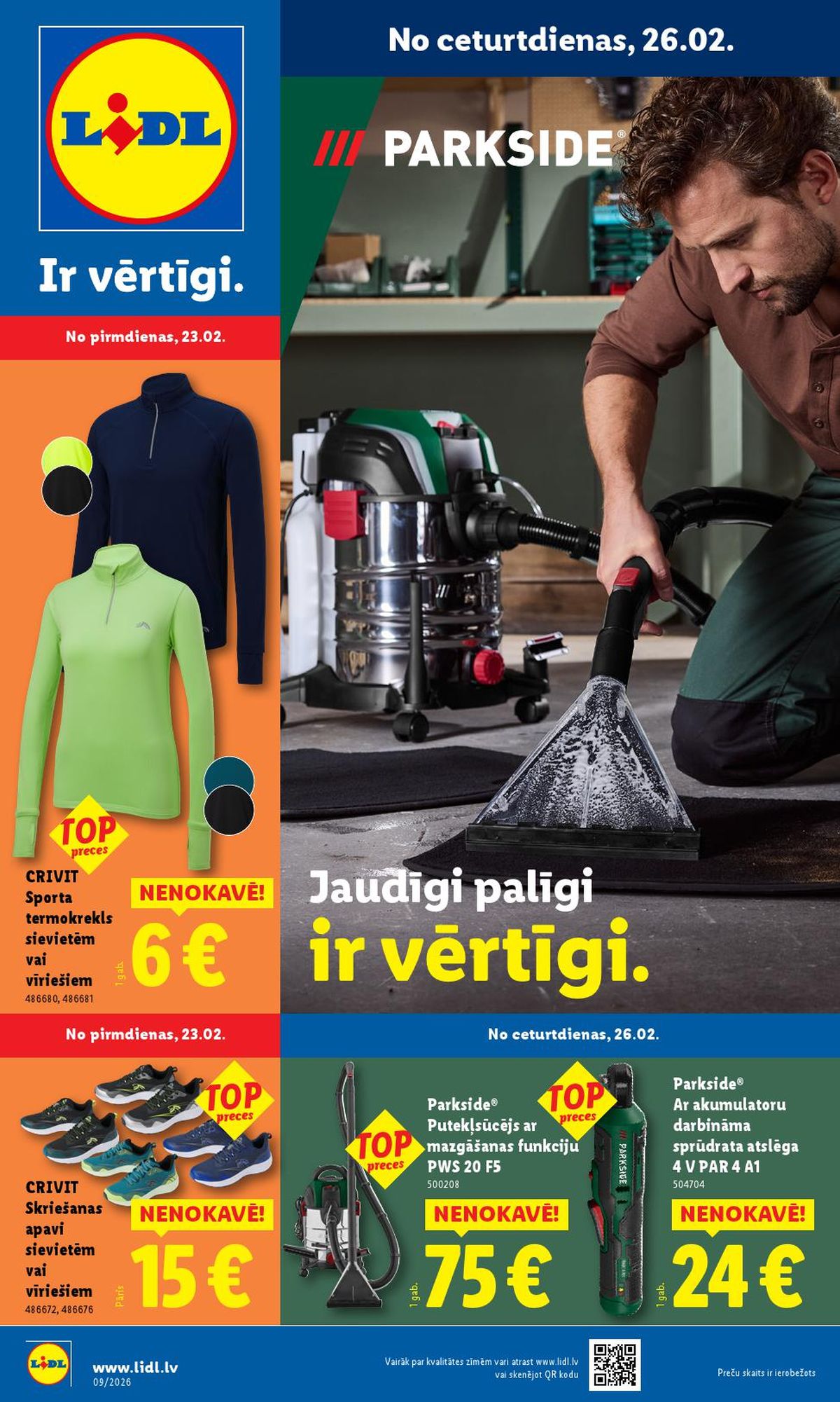 LIDL - Nepārtikas preču piedāvājums (23.02.2026 - 01.03.2026)