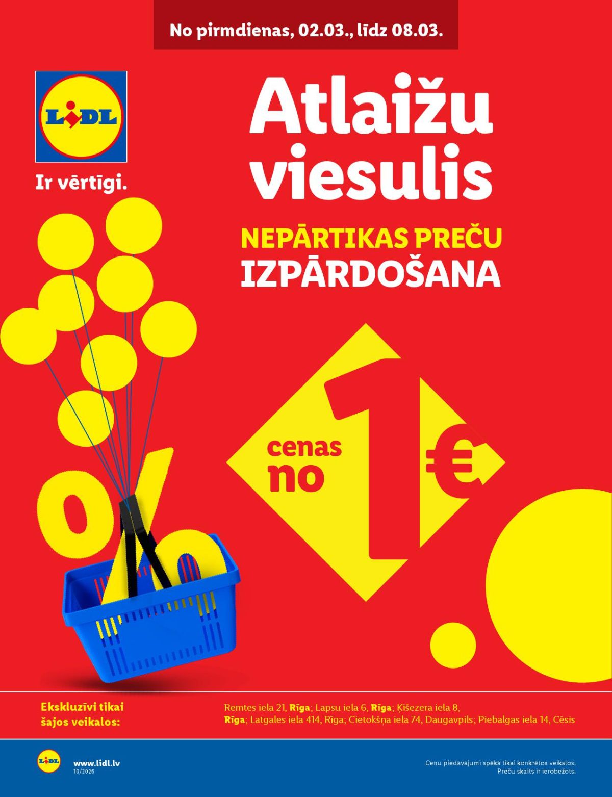LIDL - Atlaižu viesulis (02.03.2026 - 08.03.2026)
