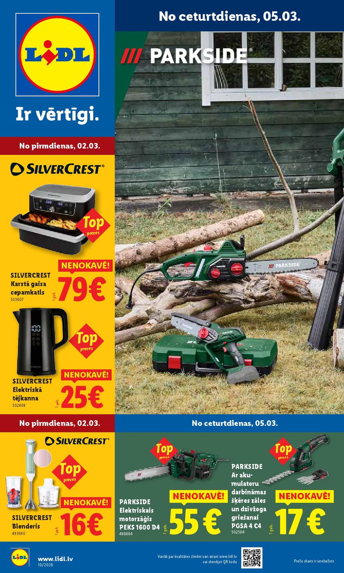 LIDL - Nepārtikas preču piedāvājums (02.03.2026 - 08.03.2026)