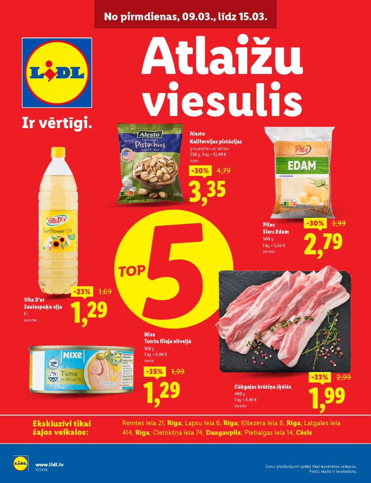 LIDL - Atlaižu viesulis (09.03.2026 - 15.03.2026)