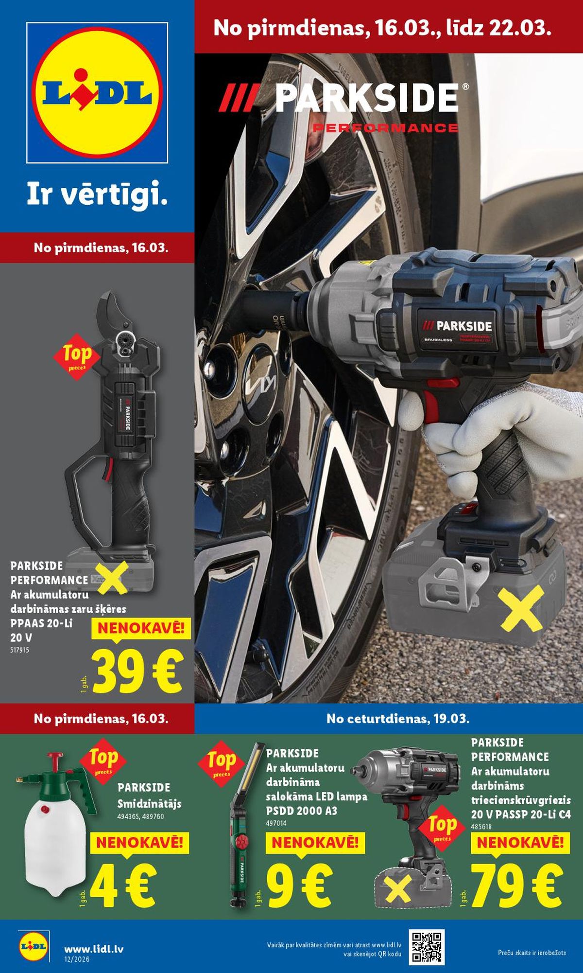 LIDL - Nepārtikas preču piedāvājums (16.03.2026 - 22.03.2026)