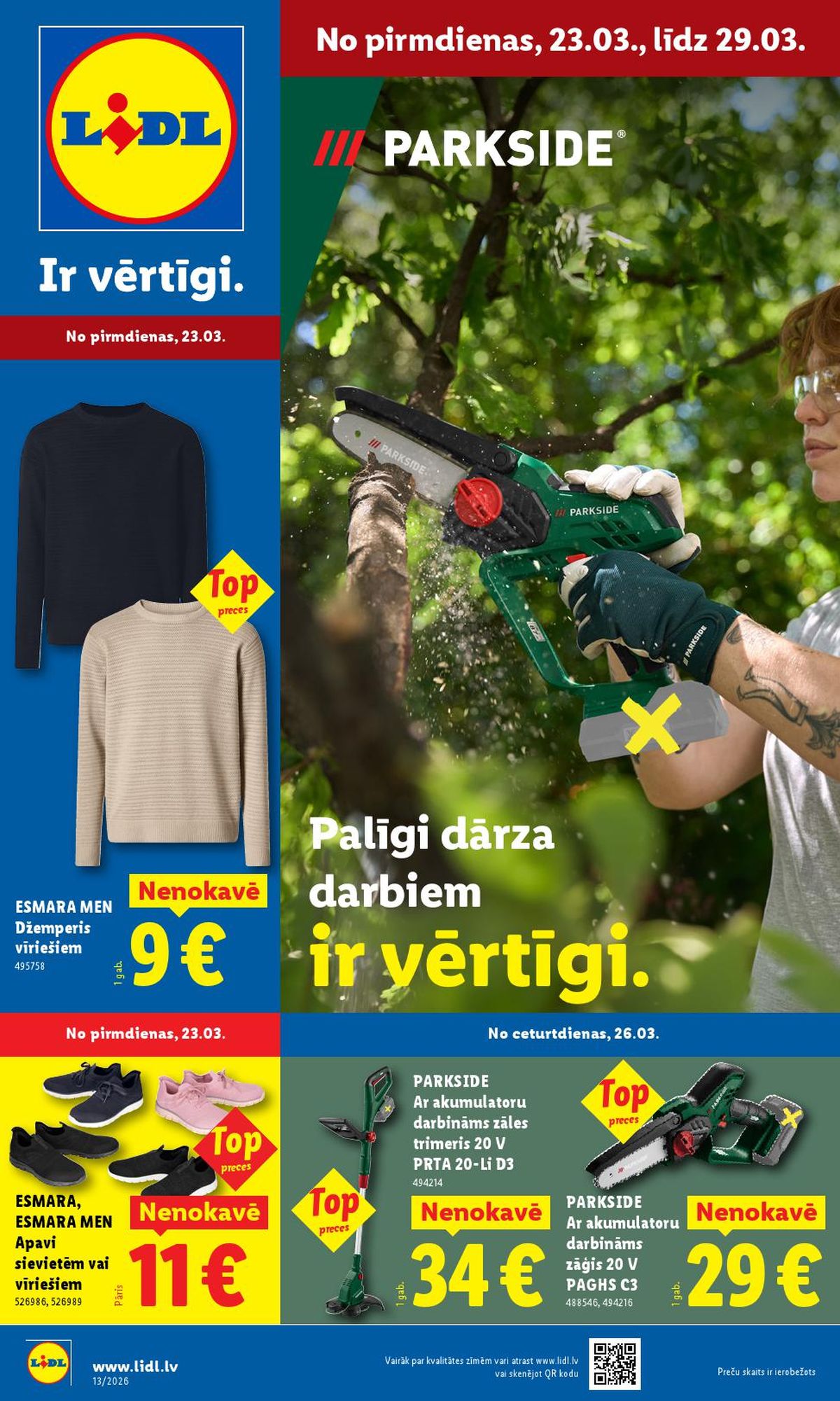 LIDL - Nepārtikas preču piedāvājums (23.03.2026 - 29.03.2026)