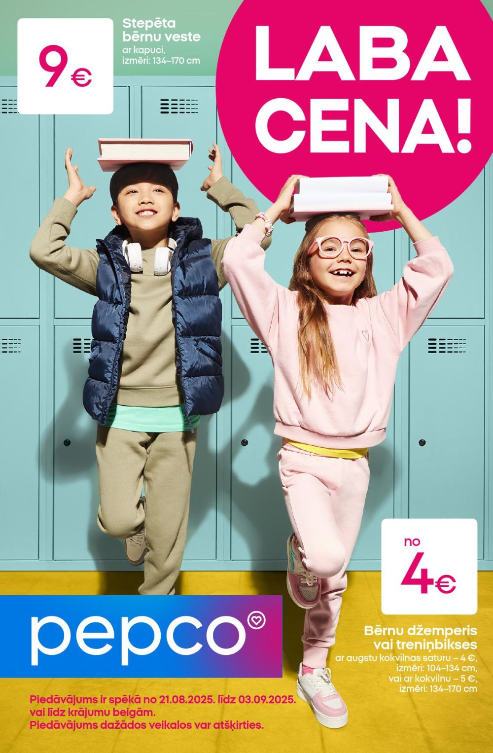 PEPCO - Zemo cenu skola (21.08.2025 - 03.09.2025)