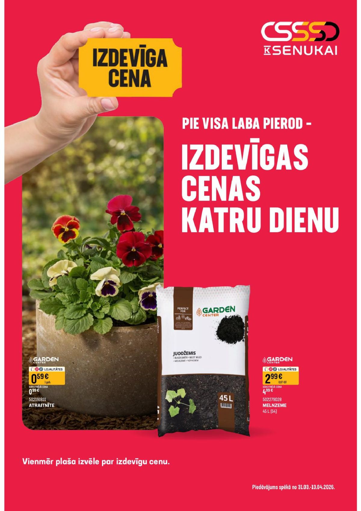 K SENUKAI (31.03.2026 - 13.04.2026)