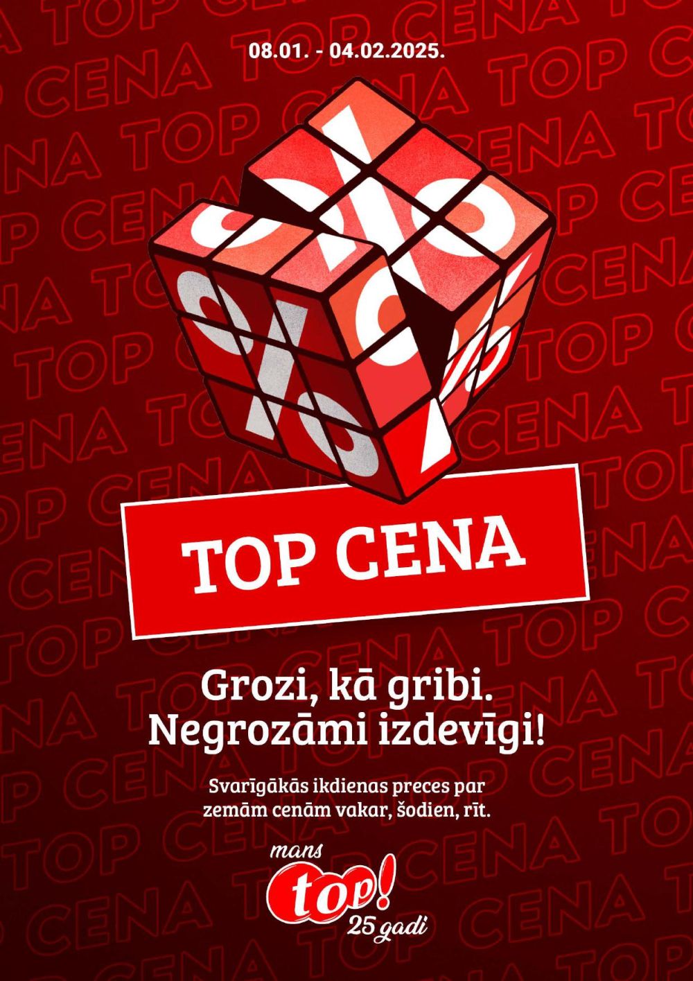 TOP! - TOP CENA buklets (08.01.2025 - 04.02.2025)