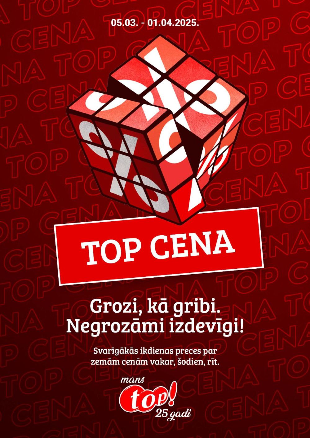 TOP! - TOP CENA buklets (05.03.2025 - 01.04.2025)