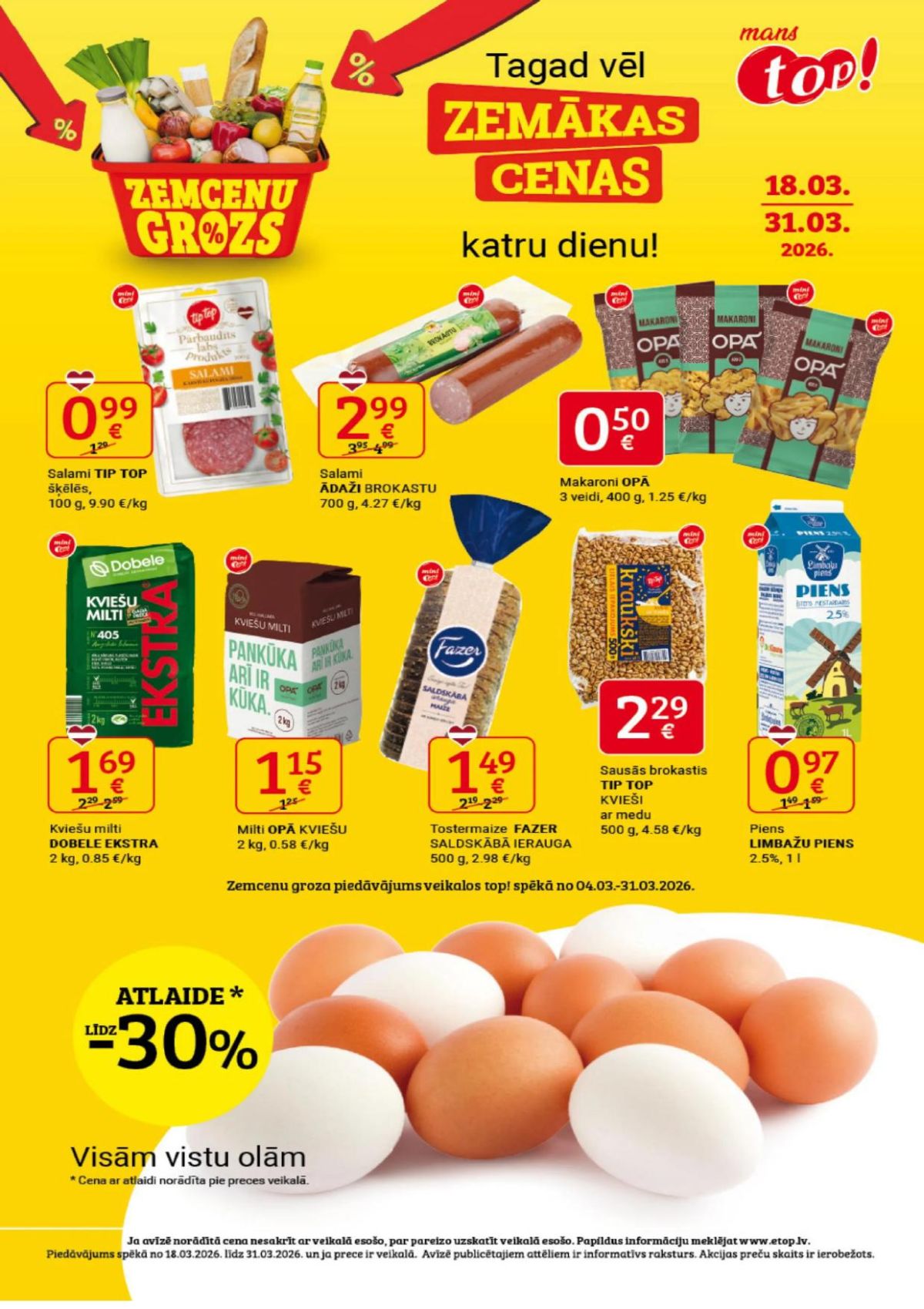 TOP! (18.03.2026 - 31.03.2026)