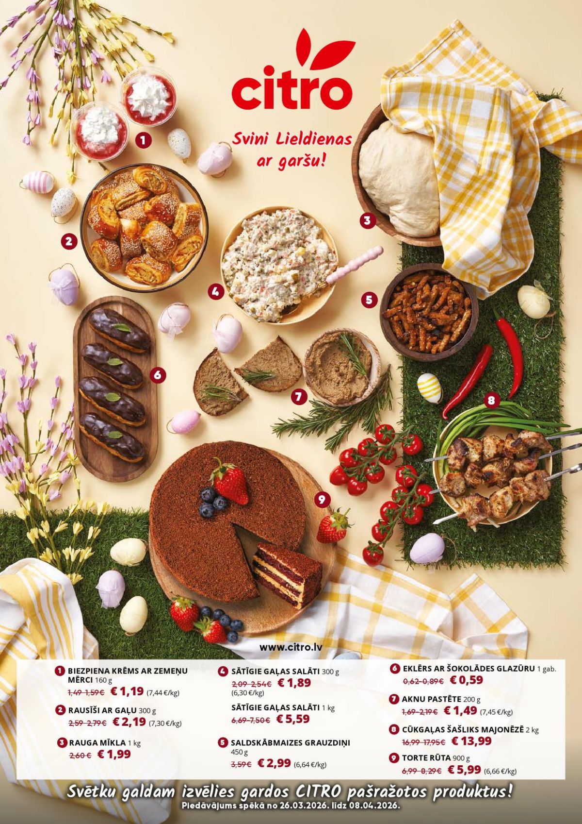 CITRO - Lieldienu katalogu (26.03.2026 - 08.04.2026)