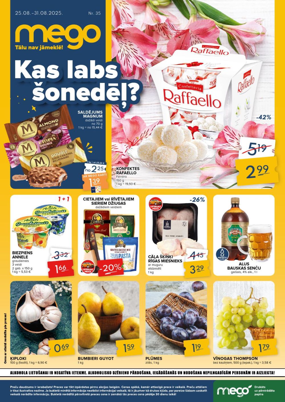 MEGO (25.08.2025 - 31.08.2025)