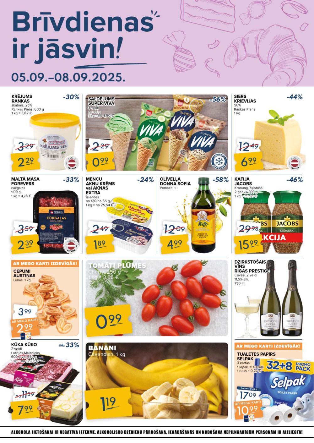 MEGO - Brīvdienas jāsvin (05.09.2025 - 08.09.2025)