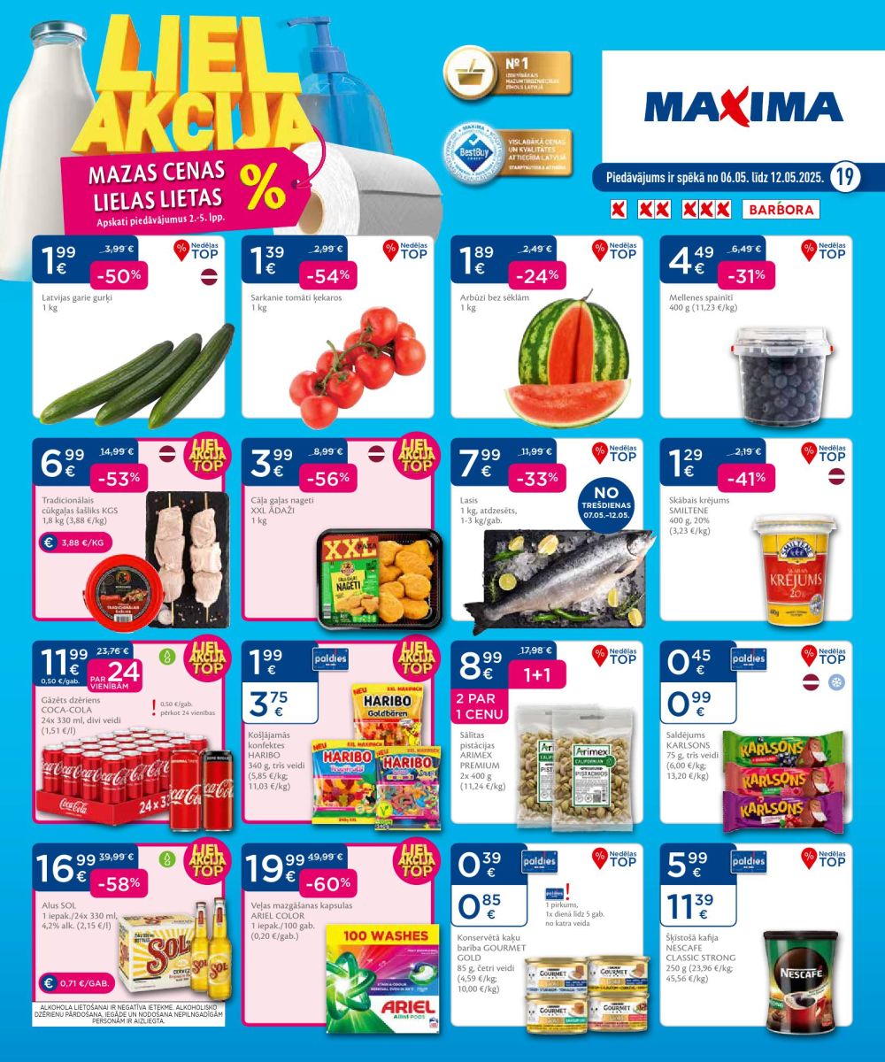 MAXIMA X XX XXX (06.05.2024 - 12.05.2025)