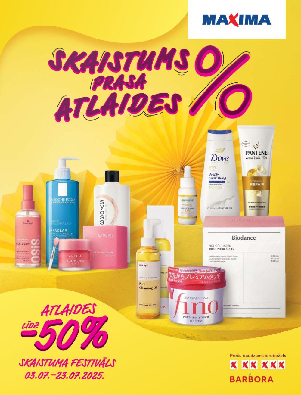 MAXIMA - Skaistuma Festivāls (03.07.2025 - 23.07.2025)