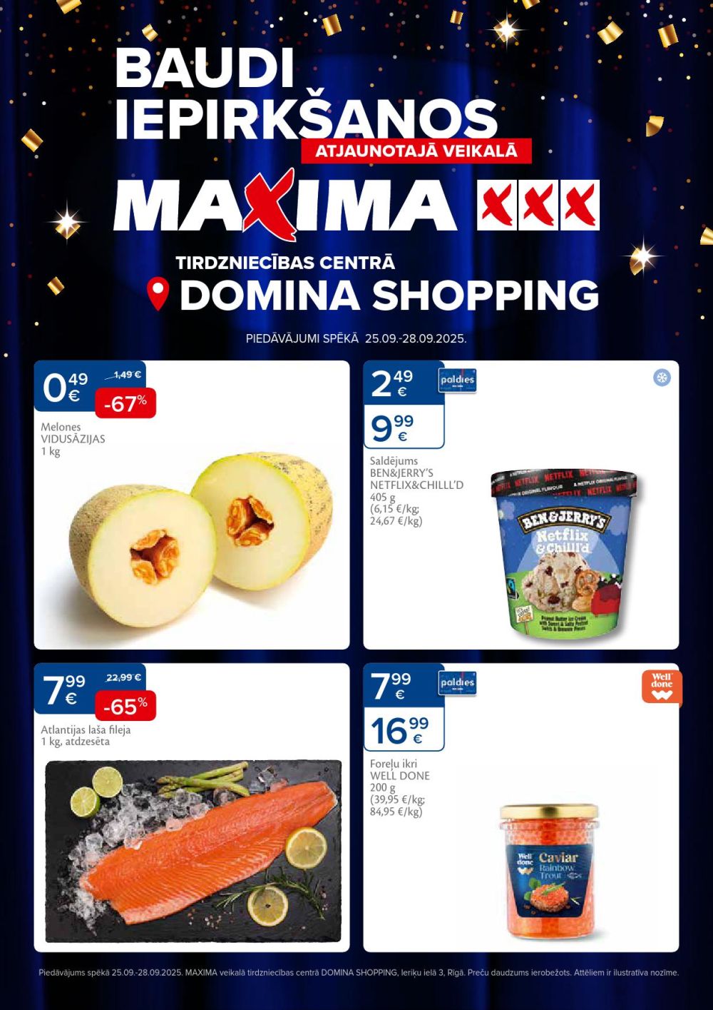MAXIMA - DOMINA SHOPPING (25.09.2025 - 29.09.2025)