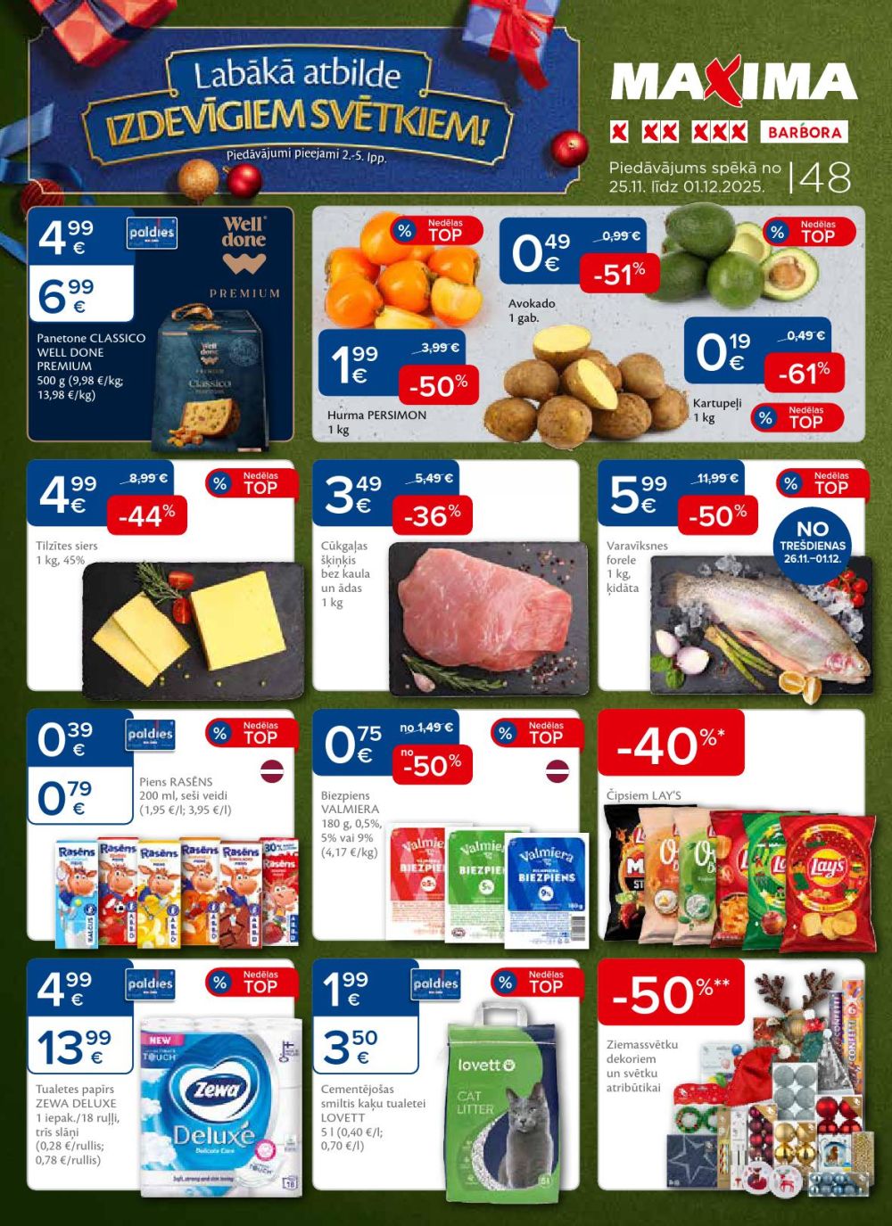 MAXIMA X XX XXX (25.11.2025 - 01.12.2025)