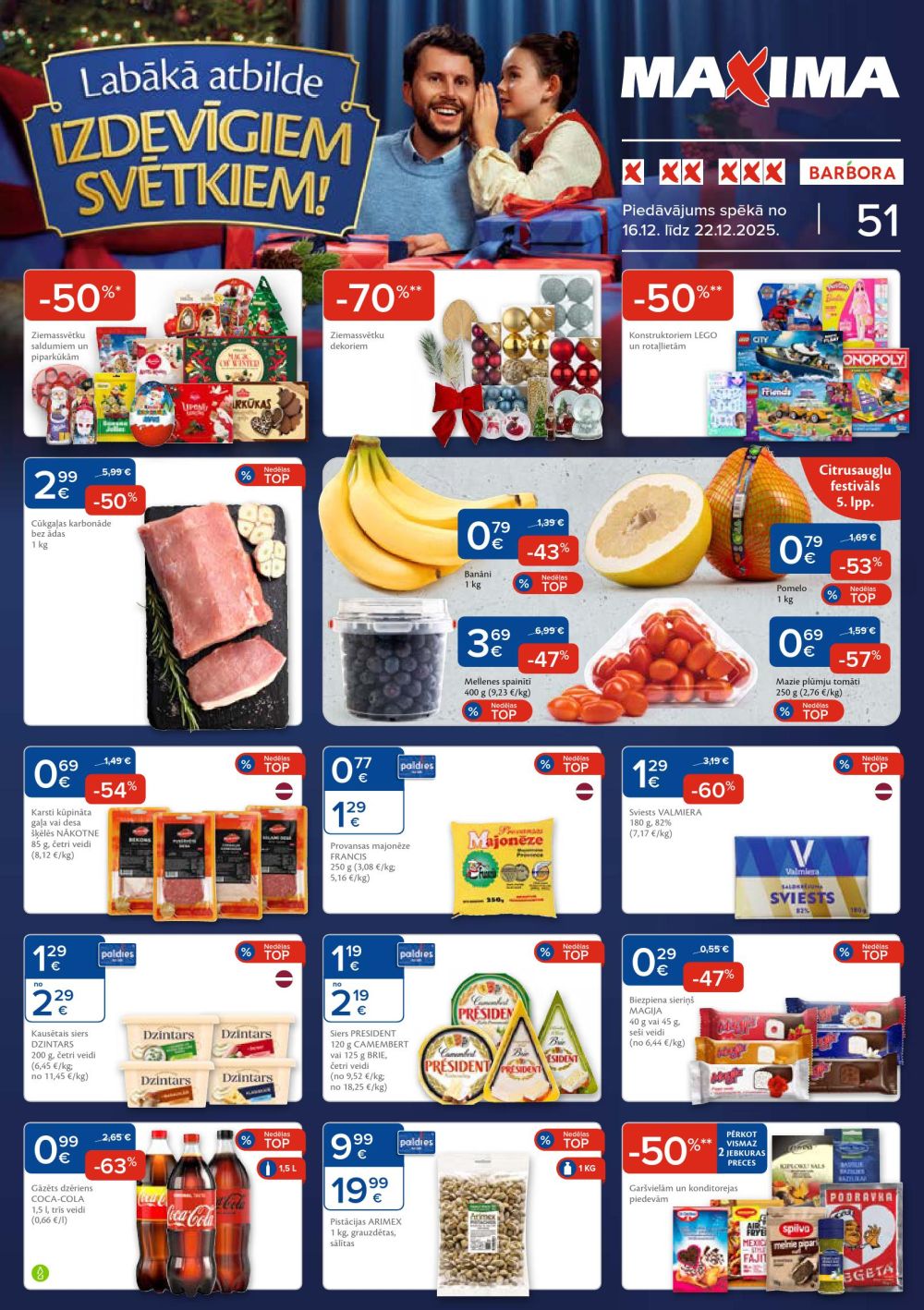 MAXIMA X XX XXX (16.12.2025 - 22.12.2025)
