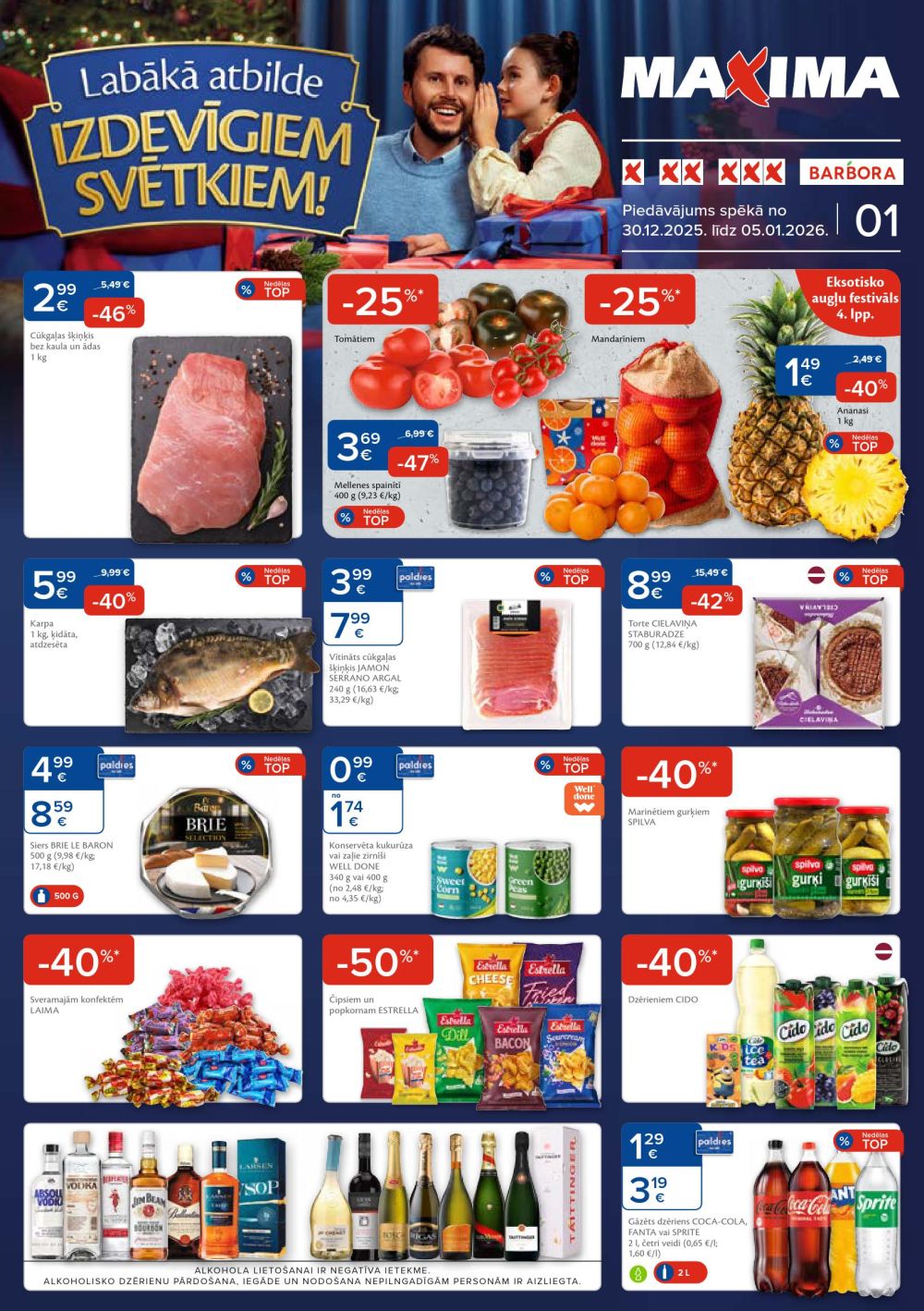 MAXIMA X XX XXX (30.12.2025 - 05.01.2026)