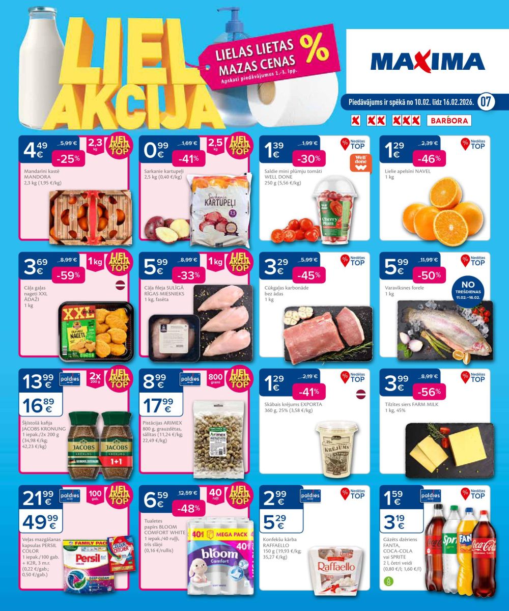 MAXIMA X XX XXX (10.02.2026 - 16.02.2026)