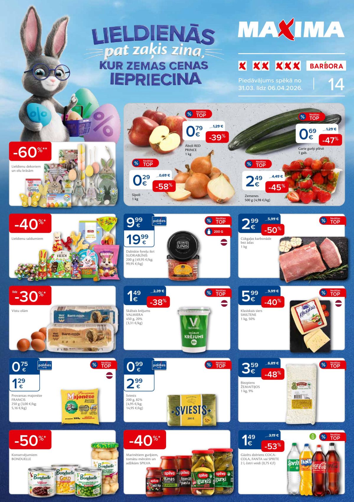 MAXIMA X XX XXX (31.03.2026 - 06.04.2026)