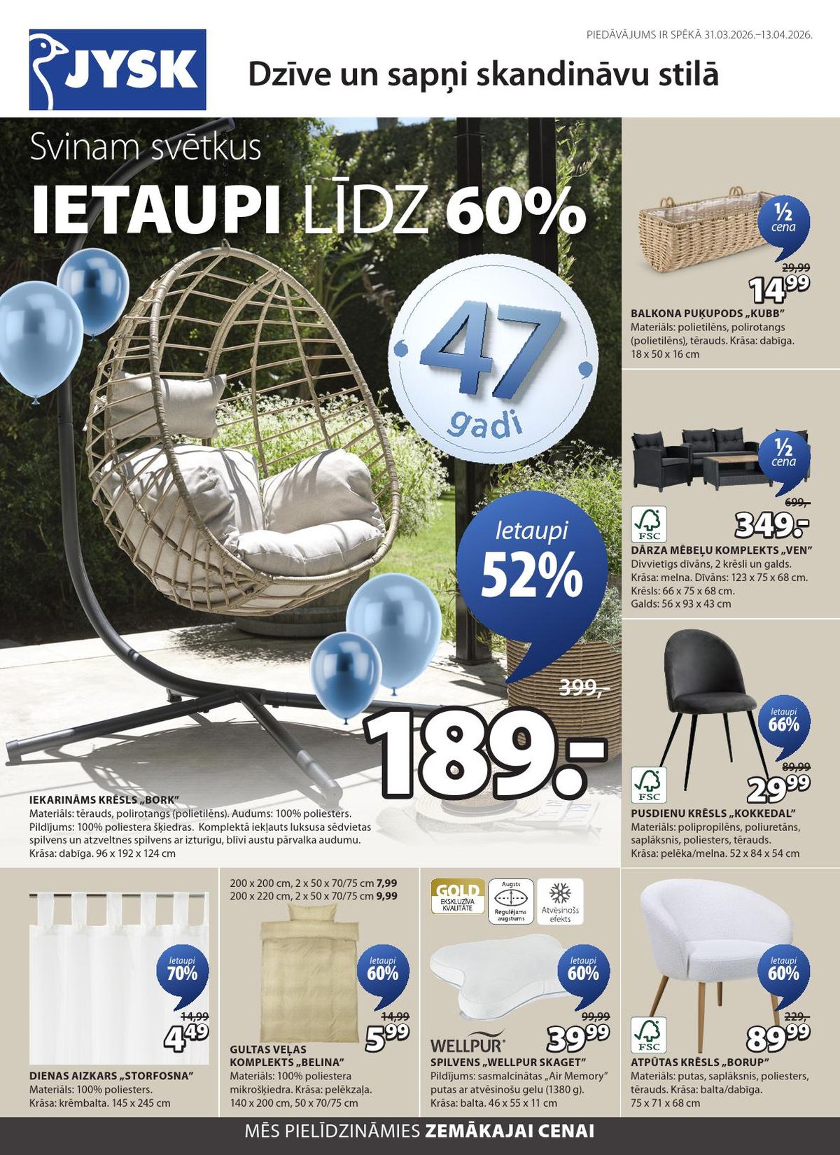 JYSK (31 03 2026 - 13 04 2026)