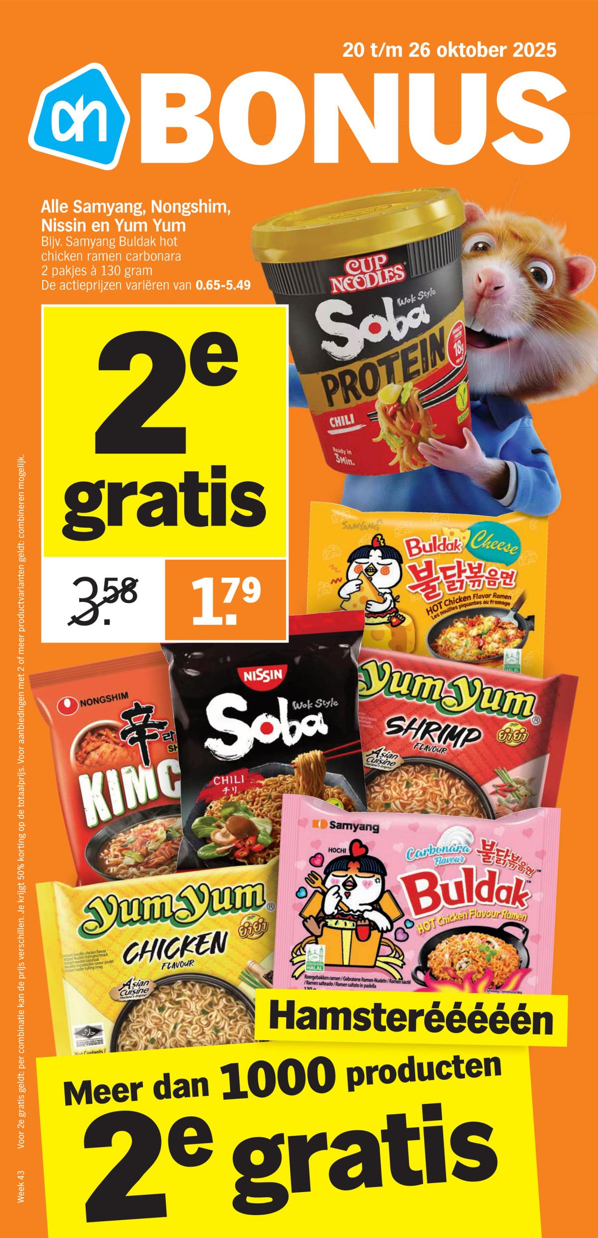 De Albert Heijn folder geldig vanaf 20-10 t/m 26-10