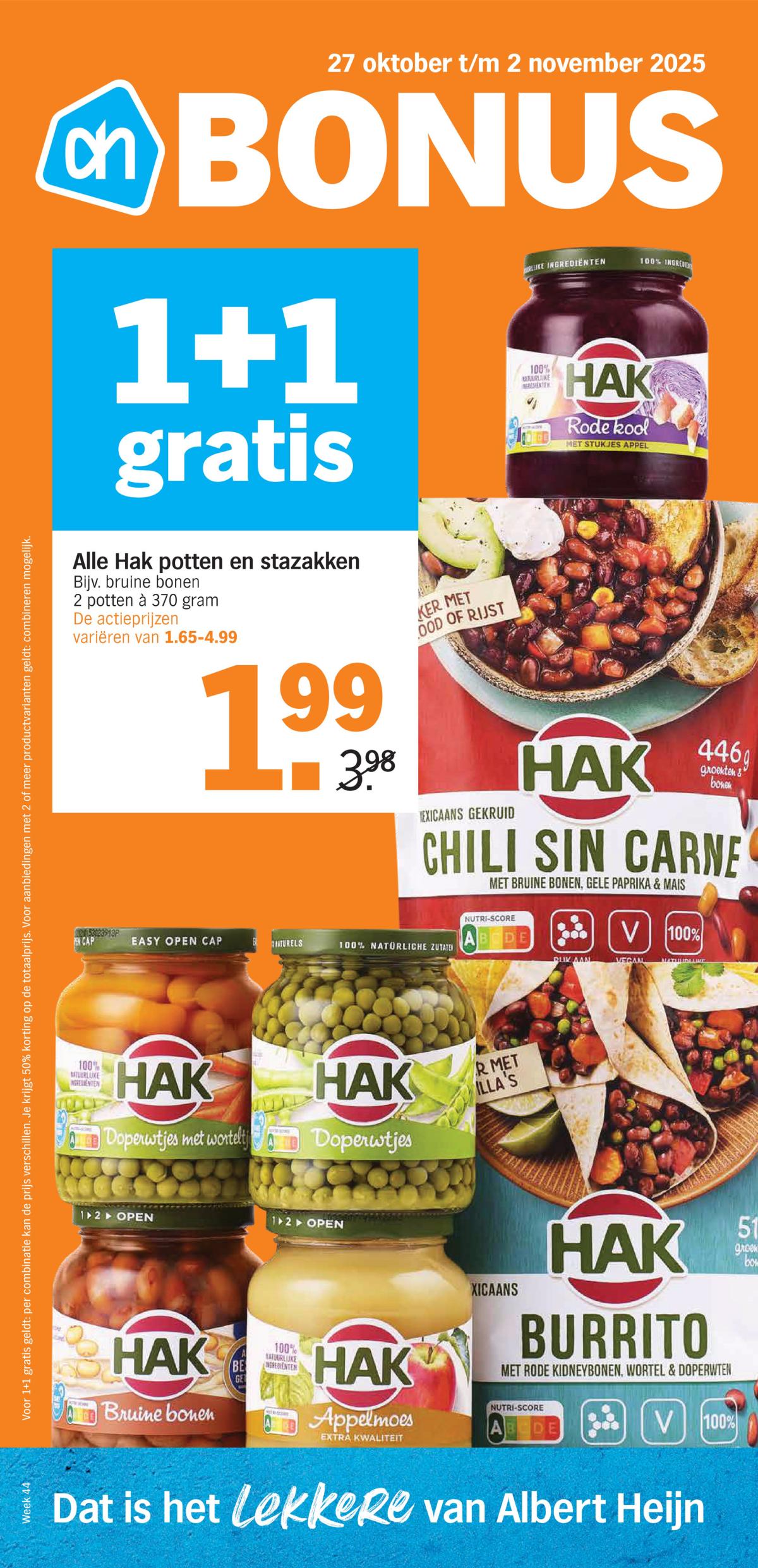 De Albert Heijn folder geldig vanaf 27-10 t/m 02-11
