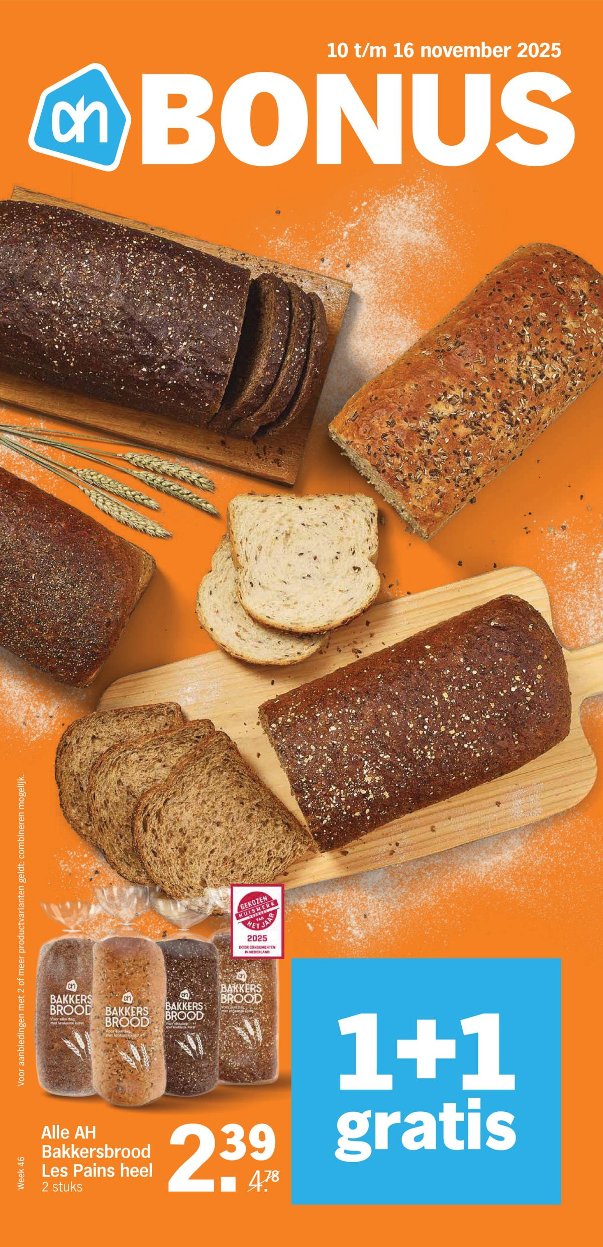 De Albert Heijn folder geldig vanaf 10-11 t/m 16-11