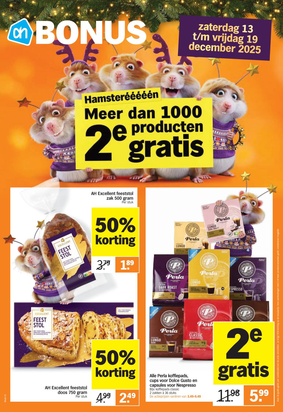 De Albert Heijn folder geldig vanaf 13-12 t/m 19-12
