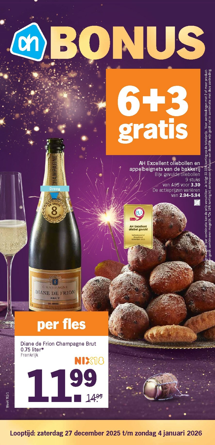 De Albert Heijn folder geldig vanaf 27-12 t/m 04-01