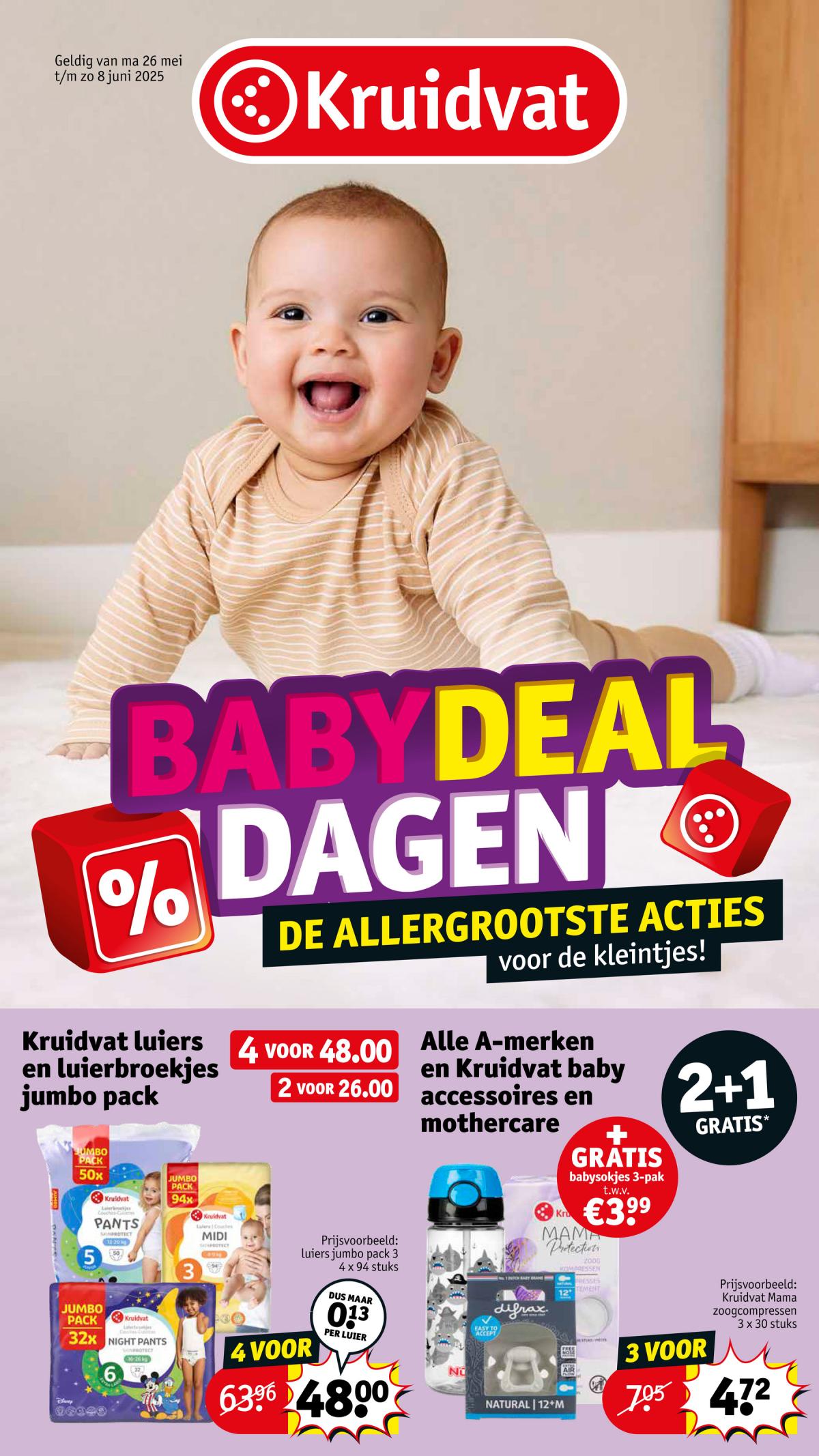 Kruidvat - Babydeal Dagen folder geldig vanaf 26-05 t/m 08-06