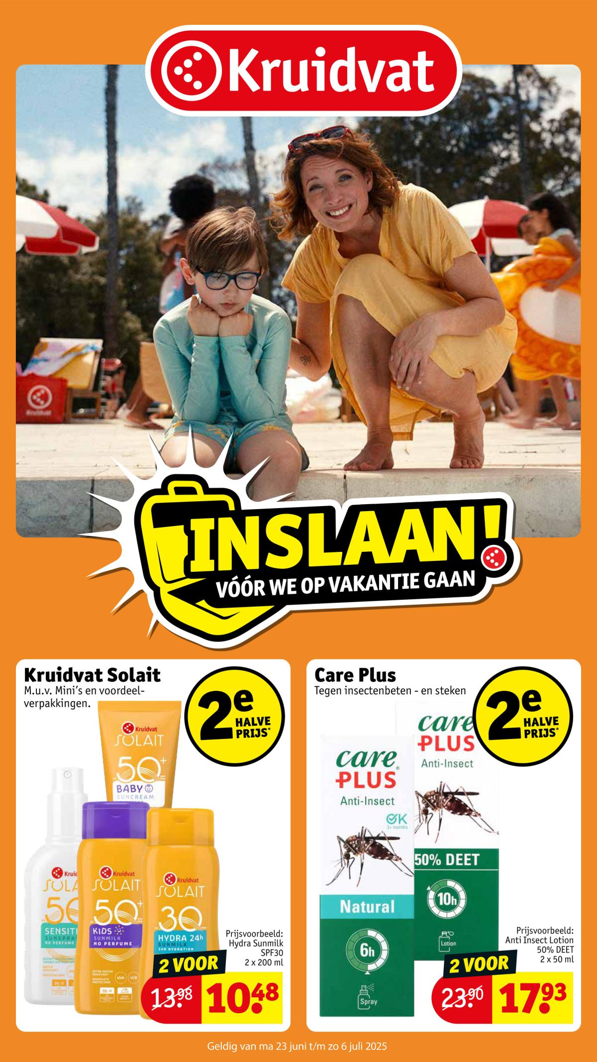 Kruidvat - Zomervoordeel folder geldig vanaf 23-06 t/m 06-07