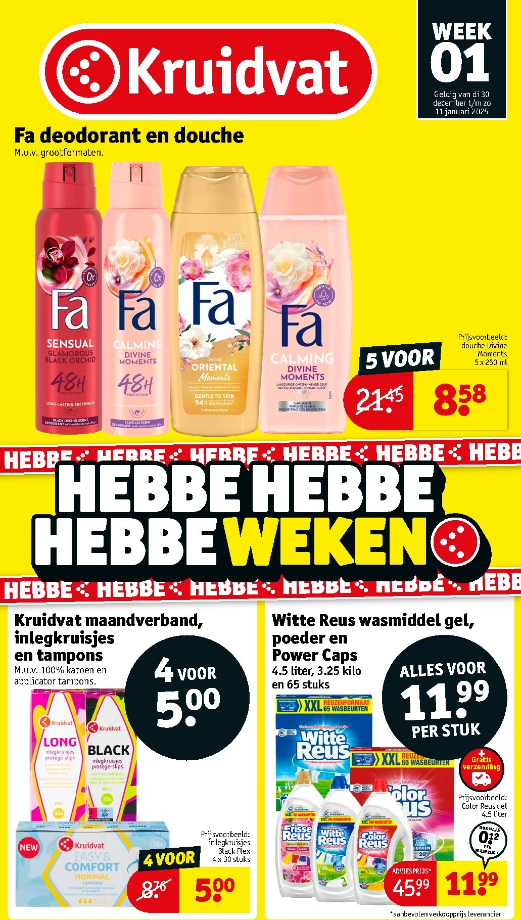 De Kruidvat folder geldig vanaf 30-12 t/m 11-01