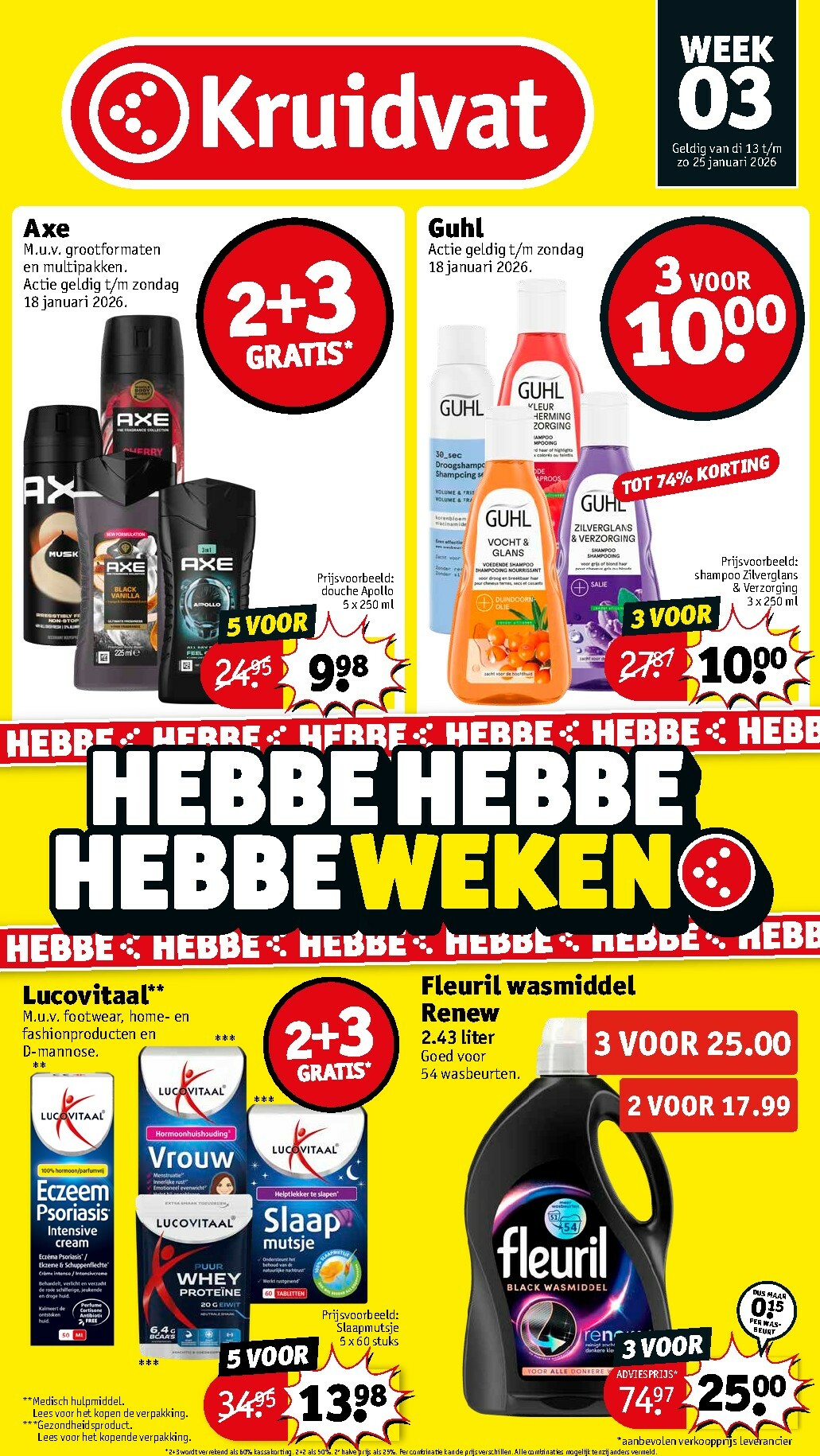 De Kruidvat folder geldig vanaf 13-01 t/m 25-01