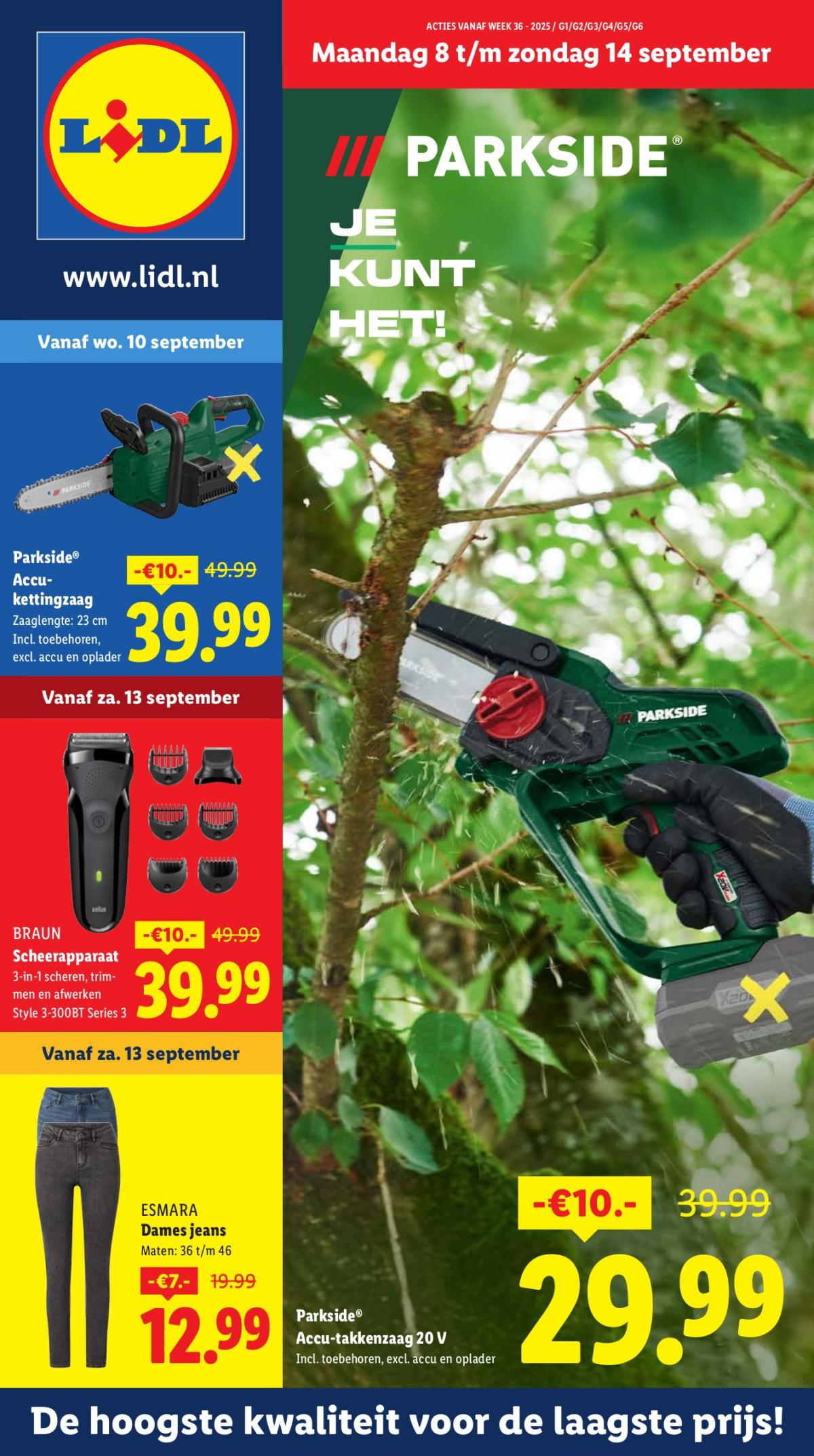 Lidl - Non Food folder folder geldig vanaf 08-09 t/m 14-09
