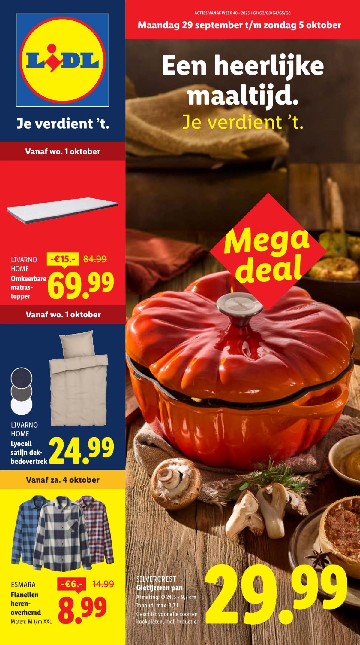 Lidl - Non Food folder folder geldig vanaf 29-09 t/m 05-10