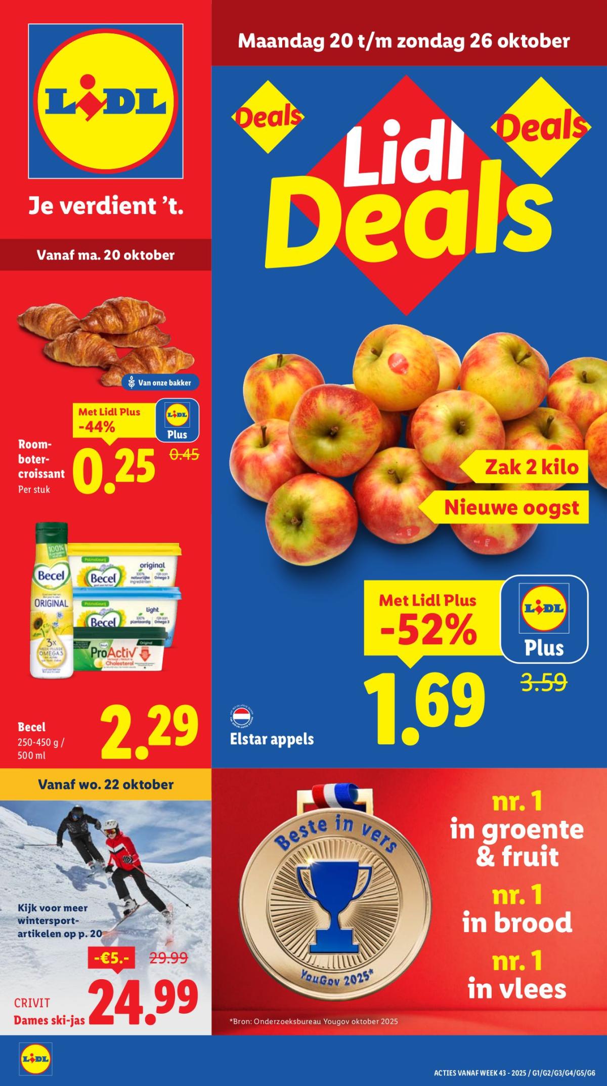 De Lidl folder geldig vanaf 20-10 t/m 26-10