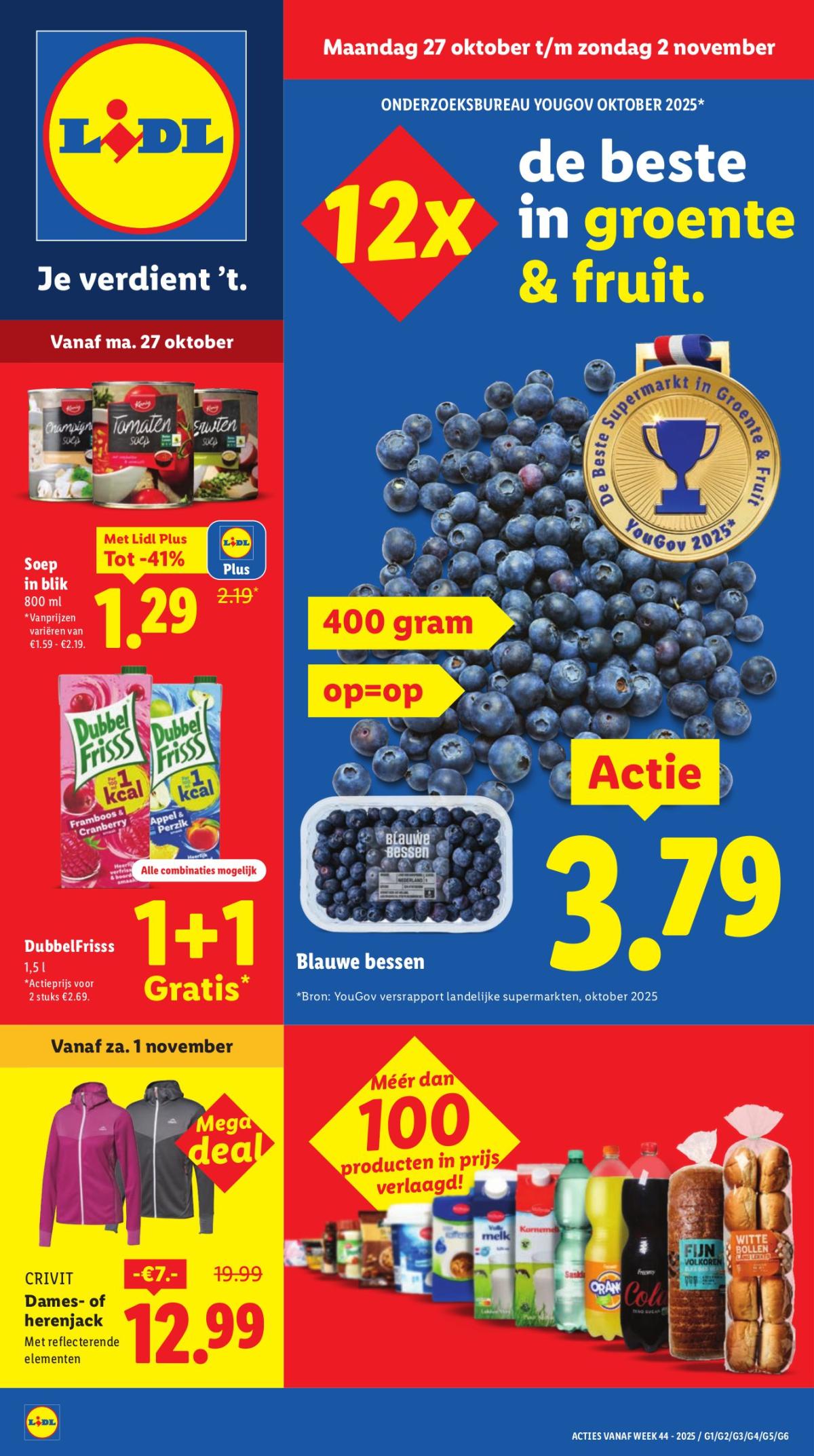 De Lidl folder geldig vanaf 27-10 t/m 02-11