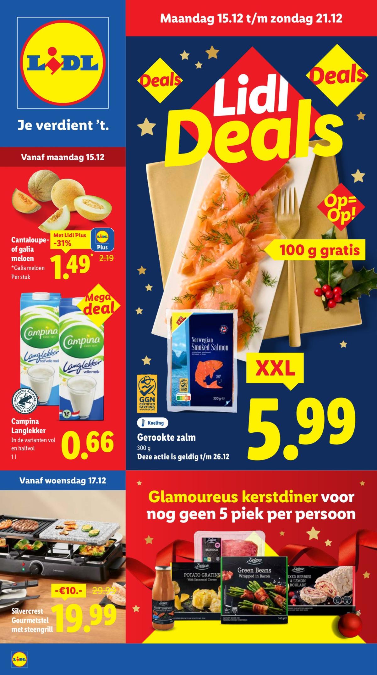 De Lidl folder geldig vanaf 15-12 t/m 21-12