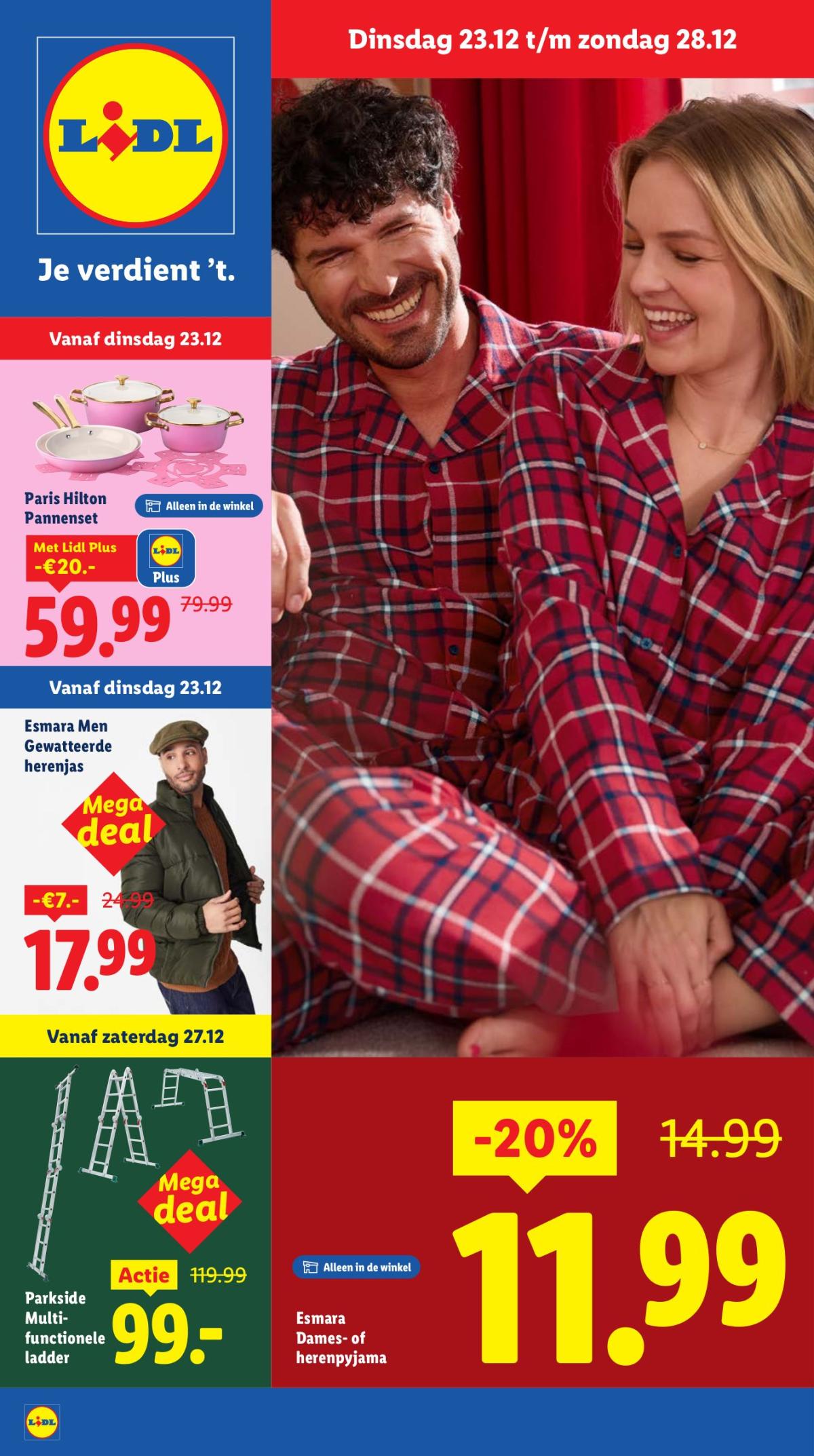 De Lidl - Non Food folder geldig vanaf 23-12 t/m 28-12