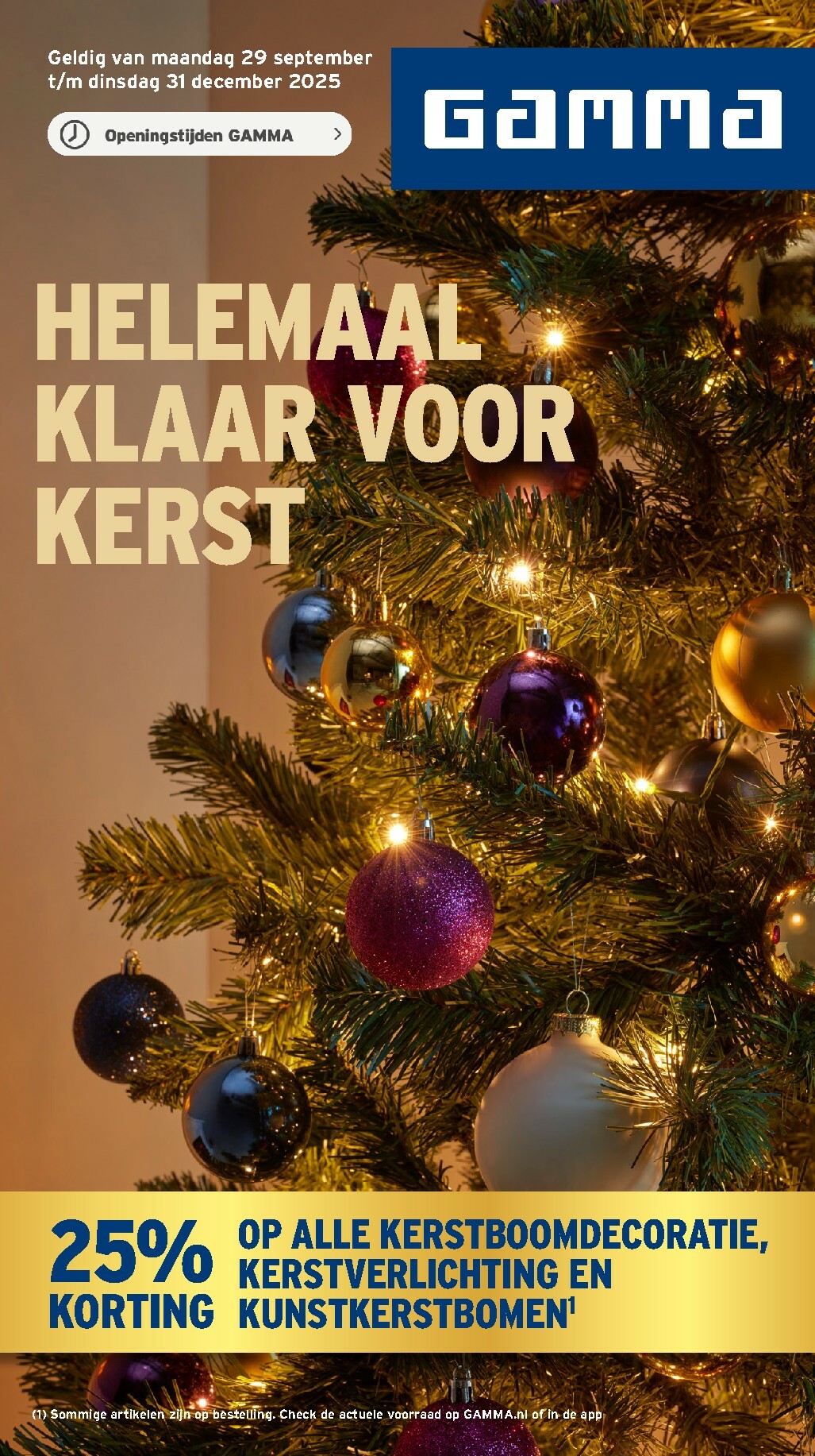 Gamma - Kerstspecial folder geldig vanaf 29-09 t/m 31-12