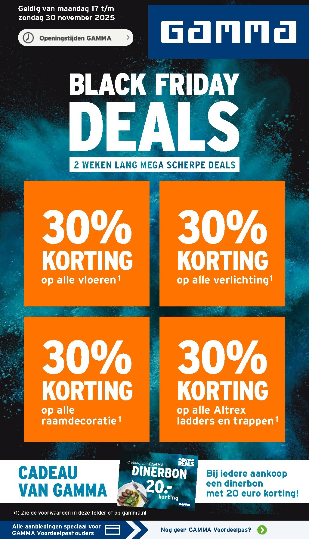 De Gamma folder geldig vanaf 17-11 t/m 30-11