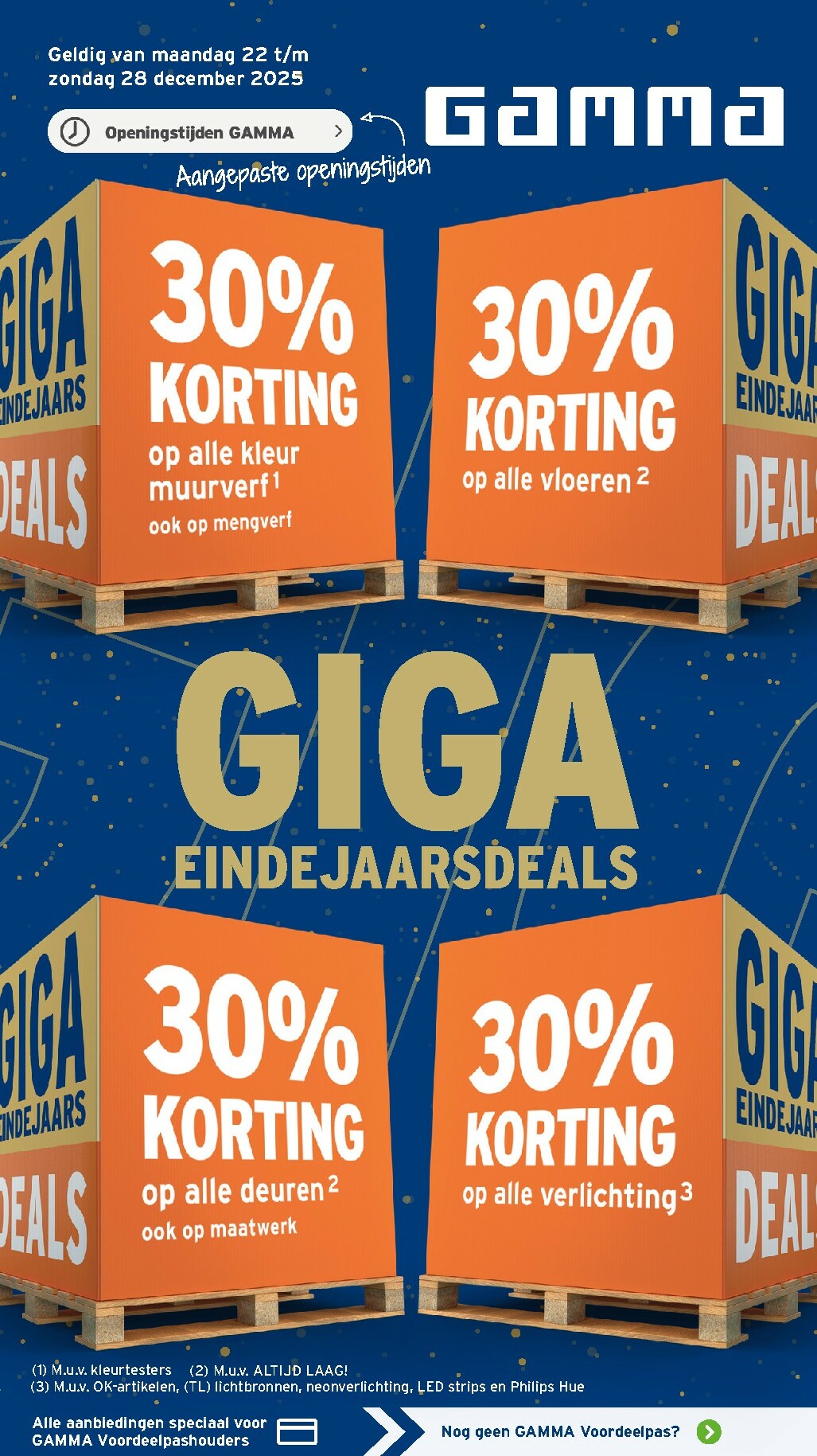 De Gamma folder geldig vanaf 22-12 t/m 28-12