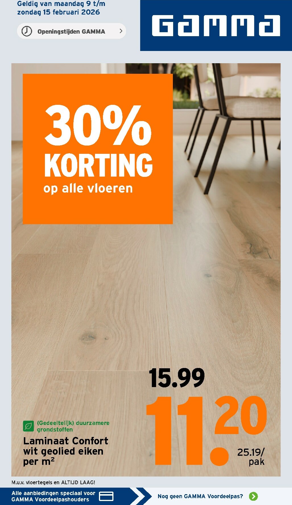 De Gamma folder geldig vanaf 09-02-2026 t/m 15-02-2026