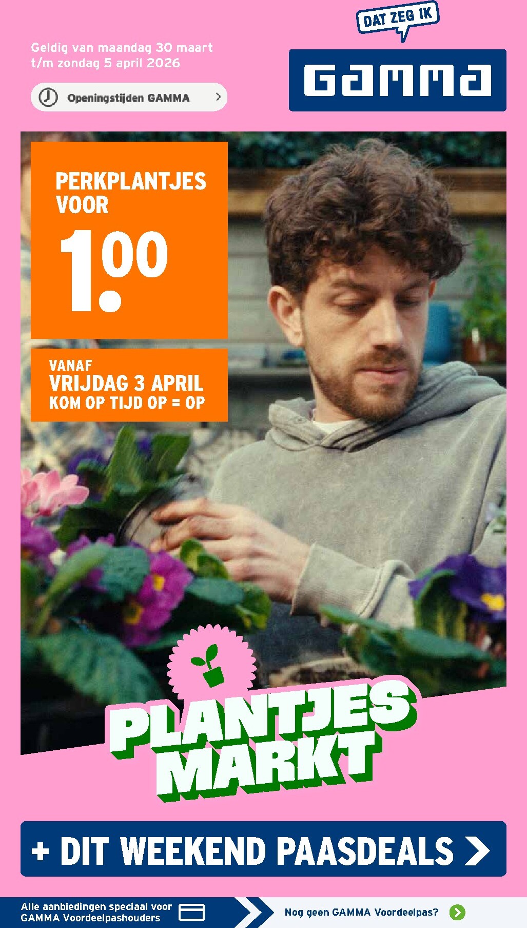 De Gamma folder geldig vanaf 30-03-2026 t/m 05-04-2026