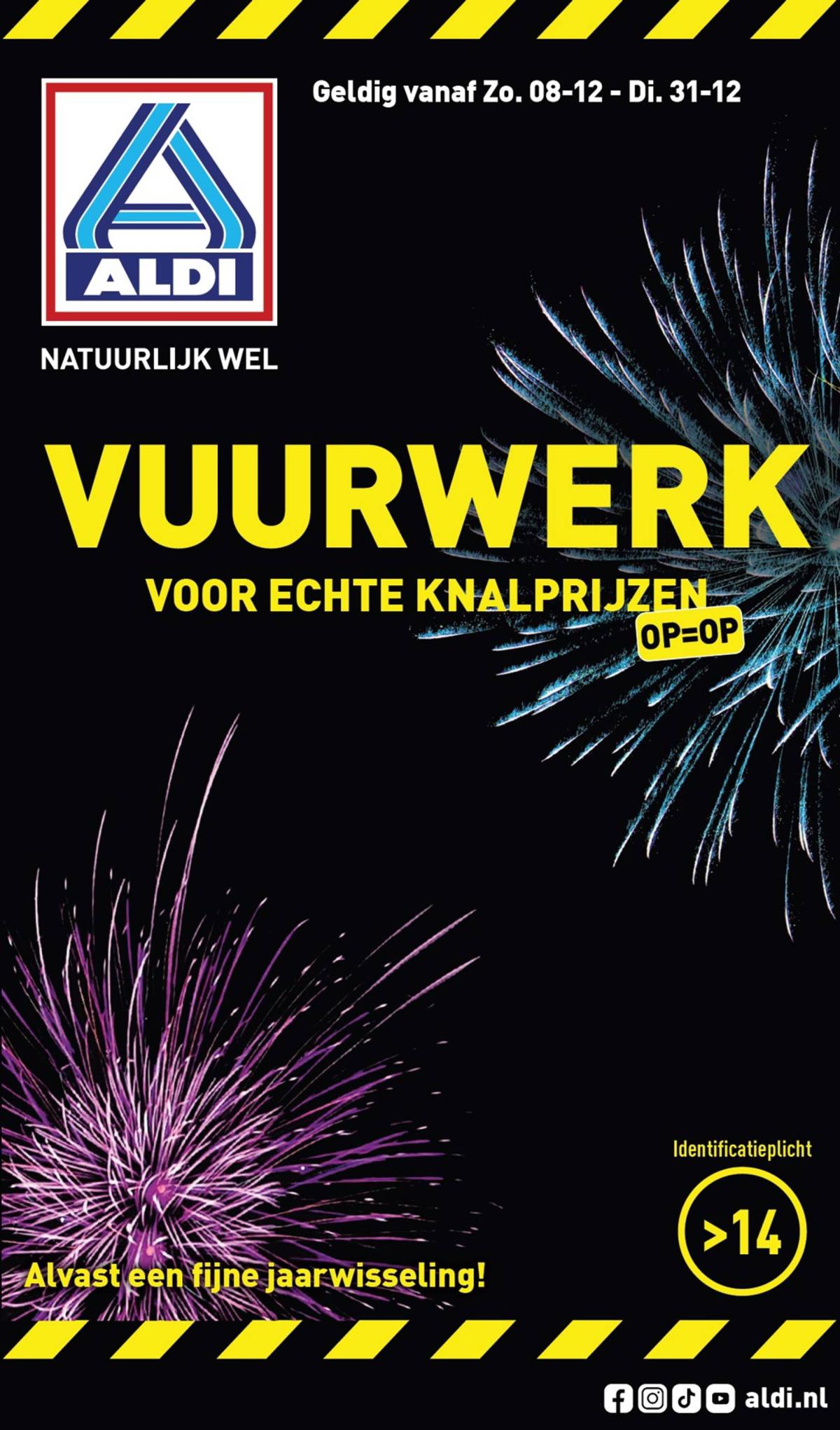 ALDI - Vuurwerkspecial folder geldig vanaf 08-12 t/m 31-12