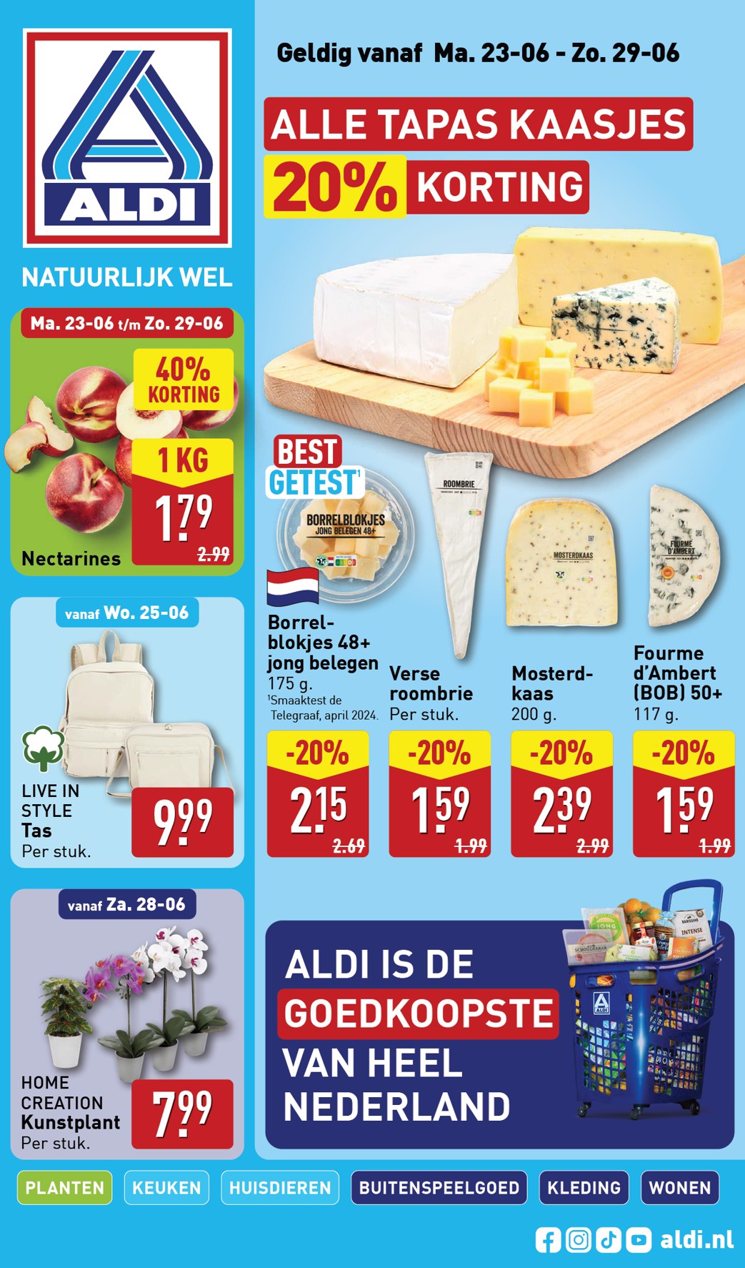 ALDI folder geldig vanaf 23-06 t/m 29-06