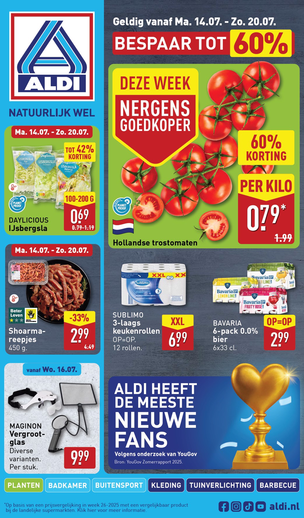 ALDI folder geldig vanaf 14-07 t/m 20-07