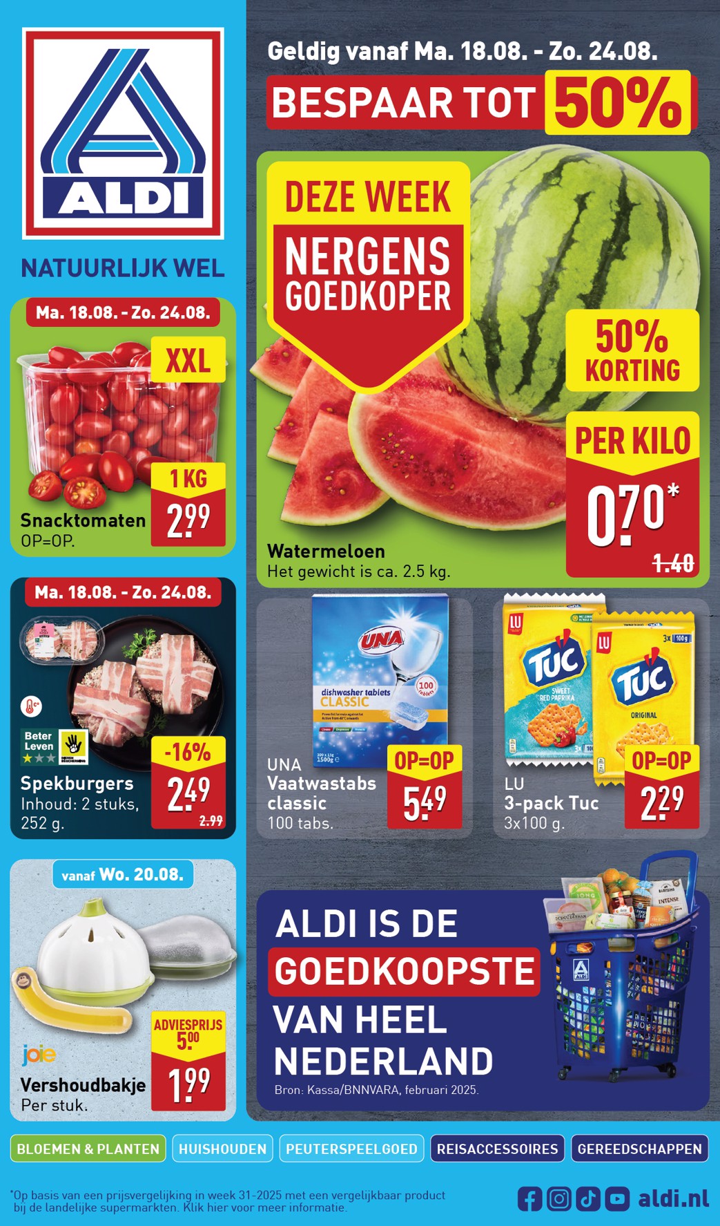 ALDI folder geldig vanaf 18-08 t/m 24-08