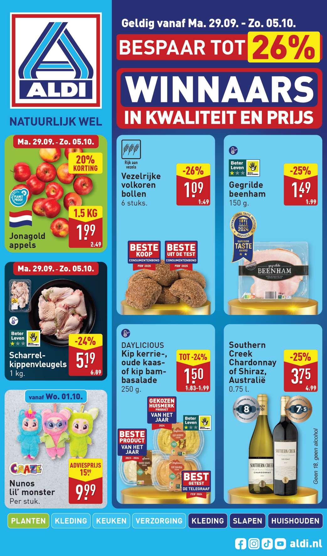 ALDI folder geldig vanaf 29-09 t/m 05-10